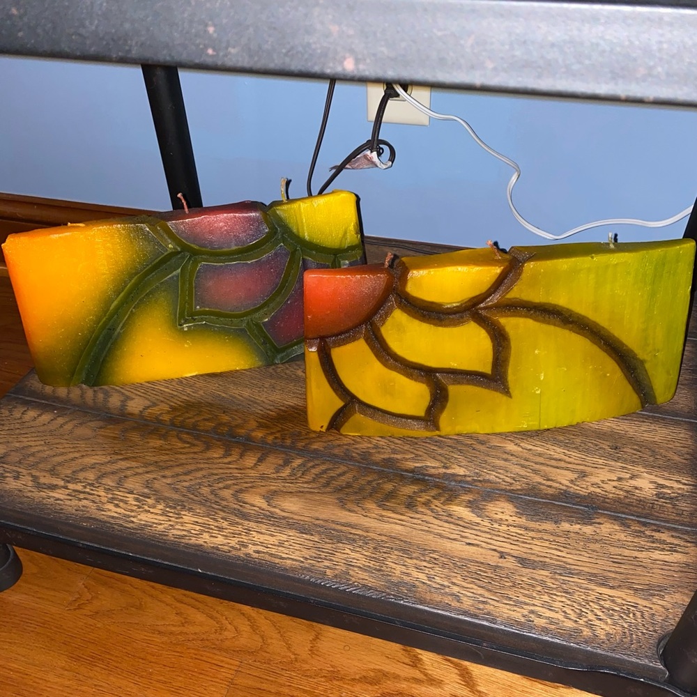 Large handmade candles (6x13)